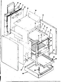 Body Section parts for Kenmore Range 119.7067020 (1197067020, 119 7067020) from AppliancePartsPros.com