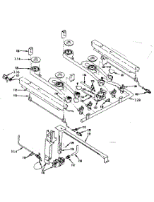 Oven And Top Burner parts for Kenmore Range 119.7087140 (1197087140, 119 7087140) from AppliancePartsPros.com
