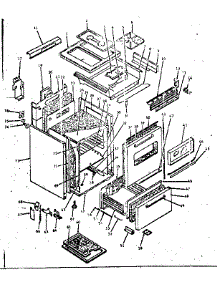 Body Section parts for Kenmore Range 119.7206800 (1197206800, 119 7206800) from AppliancePartsPros.com