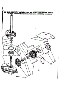 Motor / Pump And Gearcase parts for Kenmore Washer 110.81167210 (11081167210, 110 81167210) from AppliancePartsPros.com