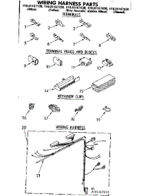 Wiring Harness Parts parts for Kenmore Washer 110.81167220 (11081167220, 110 81167220) from AppliancePartsPros.com