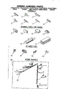 Wiring Harness Parts parts for Kenmore Washer 110.81275610 (11081275610, 110 81275610) from AppliancePartsPros.com