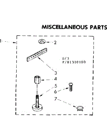 Miscellaneous Parts parts for Kenmore Washer 110.81310100 (11081310100, 110 81310100) from AppliancePartsPros.com
