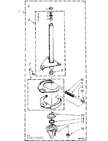 Brake And Drive Tube Parts parts for Kenmore Washer 110.81310120 (11081310120, 110 81310120) from AppliancePartsPros.com