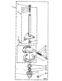 Brake And Drive Tube Parts parts for Kenmore Washer 110.81310130 (11081310130, 110 81310130) from AppliancePartsPros.com