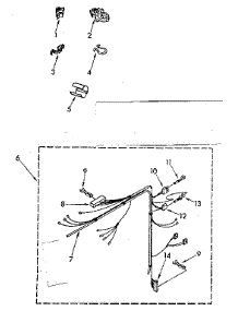Wiring Harness Parts parts for Kenmore Washer 110.81310130 (11081310130, 110 81310130) from AppliancePartsPros.com