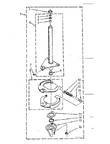 Brake And Drive Tube Parts parts for Kenmore Washer 110.81310140 (11081310140, 110 81310140) from AppliancePartsPros.com