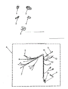 Wiring Harness Parts parts for Kenmore Washer 110.81310140 (11081310140, 110 81310140) from AppliancePartsPros.com