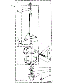 Brake And Drive Tube Parts parts for Kenmore Washer 110.81320120 (11081320120, 110 81320120) from AppliancePartsPros.com
