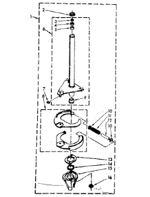 Brake And Drive Tube Parts parts for Kenmore Washer 110.81320130 (11081320130, 110 81320130) from AppliancePartsPros.com