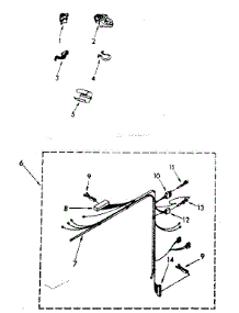 Wiring Harness Parts parts for Kenmore Washer 110.81320130 (11081320130, 110 81320130) from AppliancePartsPros.com