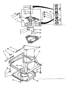 Machine Base Parts parts for Kenmore Washer 110.81320140 (11081320140, 110 81320140) from AppliancePartsPros.com