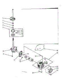 Brake, Clutch, Gearcase, Motor And Pump Parts parts for Kenmore Washer 110.81320140 (11081320140, 110 81320140) from AppliancePartsPros.com
