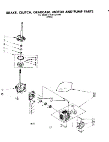 Brake Clutch Gearcase Motor And Pump Parts parts for Kenmore Washer 110.81321100 (11081321100, 110 81321100) from AppliancePartsPros.com