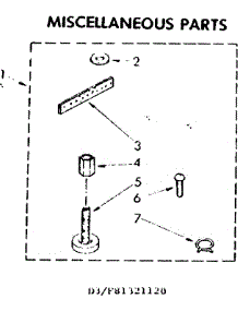 Miscellaneous Parts parts for Kenmore Washer 110.81321120 (11081321120, 110 81321120) from AppliancePartsPros.com