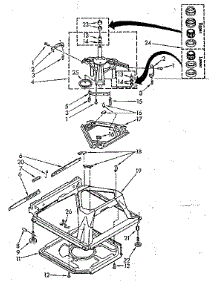Machine Base parts for Kenmore Washer 110.81321150 (11081321150, 110 81321150) from AppliancePartsPros.com