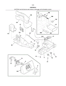 Controls parts for Kenmore Refrigerator 253.54364403 (25354364403, 253 54364403) from AppliancePartsPros.com