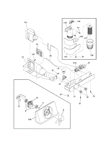 Controls parts for Kenmore Refrigerator 253.5462340N (2535462340N, 253 5462340N) from AppliancePartsPros.com