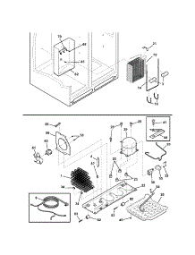 System parts for Kenmore Refrigerator 253.54624400 (25354624400, 253 54624400) from AppliancePartsPros.com