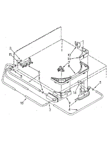 Bleach, Detergent And Rinse Dispenser parts for Kenmore Washer 110.82891810 (11082891810, 110 82891810) from AppliancePartsPros.com
