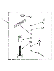 Miscellaneous parts for Kenmore Washer 110.82891810 (11082891810, 110 82891810) from AppliancePartsPros.com