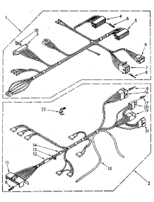 Wiring Harness parts for Kenmore Washer 110.82892100 (11082892100, 110 82892100) from AppliancePartsPros.com