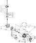 Brake, Clutch, Gearcase, Motor And Pump