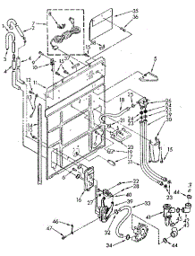Rear Panel parts for Kenmore Washer 110.82979100 (11082979100, 110 82979100) from AppliancePartsPros.com