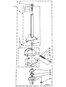 Brake And Drive Tube parts for Kenmore Washer 110.82979100 (11082979100, 110 82979100) from AppliancePartsPros.com