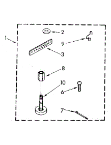 Miscellaneous parts for Kenmore Washer 110.82980100 (11082980100, 110 82980100) from AppliancePartsPros.com