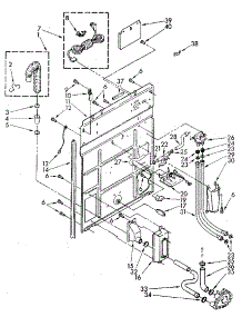 Rear Panel parts for Kenmore Washer 110.82980300 (11082980300, 110 82980300) from AppliancePartsPros.com