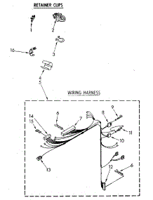 Wiring Harness parts for Kenmore Washer 110.82980700 (11082980700, 110 82980700) from AppliancePartsPros.com