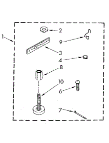 Miscellaneous parts for Kenmore Washer 110.82980710 (11082980710, 110 82980710) from AppliancePartsPros.com