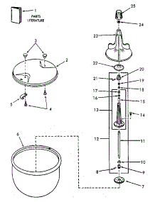 Tub Lid, Tub, Agitator And Post Assembly parts for Kenmore Washer 651.89918100 (65189918100, 651 89918100) from AppliancePartsPros.com