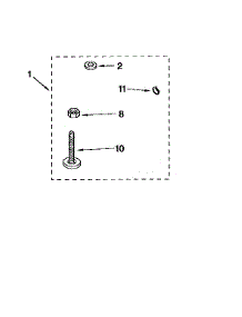 Miscellaneous parts for Kenmore Washer 110.92570400 (11092570400, 110 92570400) from AppliancePartsPros.com