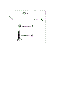 Miscellaneous parts for Kenmore Washer 110.92571400 (11092571400, 110 92571400) from AppliancePartsPros.com
