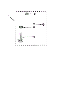 Miscellaneous parts for Kenmore Washer 110.92572110 (11092572110, 110 92572110) from AppliancePartsPros.com