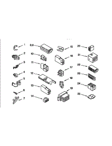Wiring Harness parts for Kenmore Washer 110.92572110 (11092572110, 110 92572110) from AppliancePartsPros.com