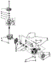Brake, Clutch, Gearcase, Motor And Pump Parts
