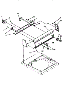Control Panel parts for Kenmore Washer 110.92573000 (11092573000, 110 92573000) from AppliancePartsPros.com