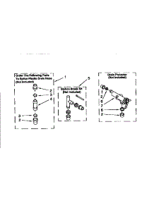 Water System parts for Kenmore Washer 110.92573000 (11092573000, 110 92573000) from AppliancePartsPros.com