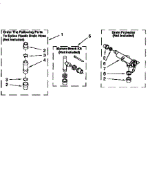 Water System parts for Kenmore Washer 110.92573010 (11092573010, 110 92573010) from AppliancePartsPros.com