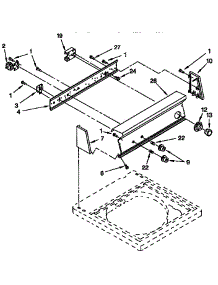 Control Panel parts for Kenmore Washer 110.92573200 (11092573200, 110 92573200) from AppliancePartsPros.com