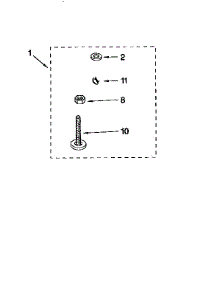 Miscellaneous parts for Kenmore Washer 110.92573210 (11092573210, 110 92573210) from AppliancePartsPros.com