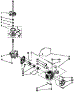 Brake, Clutch, Gearcase, Motor And Pump Parts