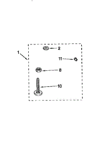 Miscellaneous parts for Kenmore Washer 110.92573900 (11092573900, 110 92573900) from AppliancePartsPros.com