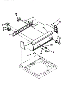 Control Panel parts for Kenmore Washer 110.92573910 (11092573910, 110 92573910) from AppliancePartsPros.com