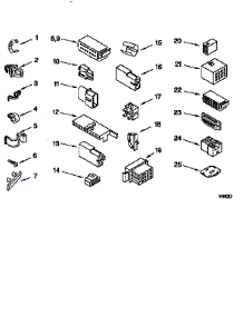 Wiring Harness parts for Kenmore Washer 110.92573910 (11092573910, 110 92573910) from AppliancePartsPros.com