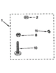 Miscellaneous Parts parts for Kenmore Washer 110.92574800 (11092574800, 110 92574800) from AppliancePartsPros.com