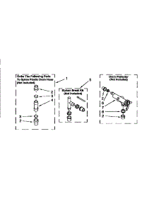 Water System parts for Kenmore Washer 110.92575100 (11092575100, 110 92575100) from AppliancePartsPros.com